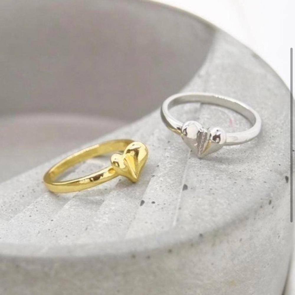 Matching Couples Heart Ring - Picture 3 of 4